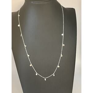 Silpada 'Silver Lace' Adjustable Sterling Silver Station Necklace